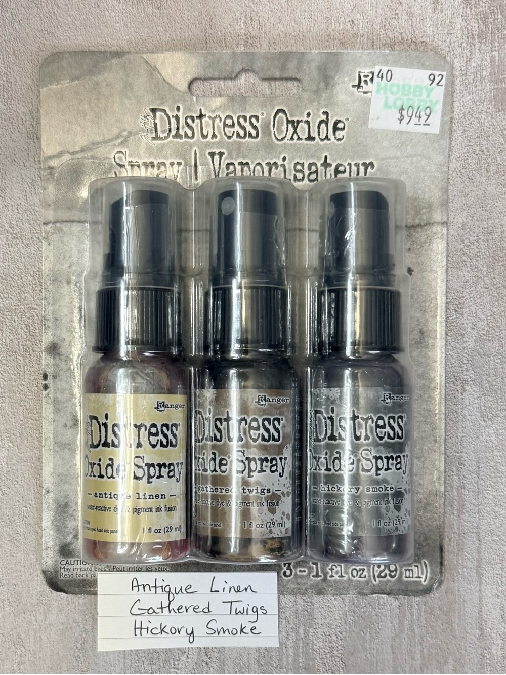 Tim Holtz - Ranger 2 Distress Oxide Spray Sets — 1 Distress Mica Spray Set - Picture 2 of 4